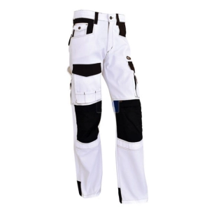 pantalon vepro elite extensible blanc/noir taille 38 - vepro