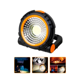 mini lampe de poche projecteur led 3 w noire 3 x aaa (non incluse), présenté en présentoir 12 pièces