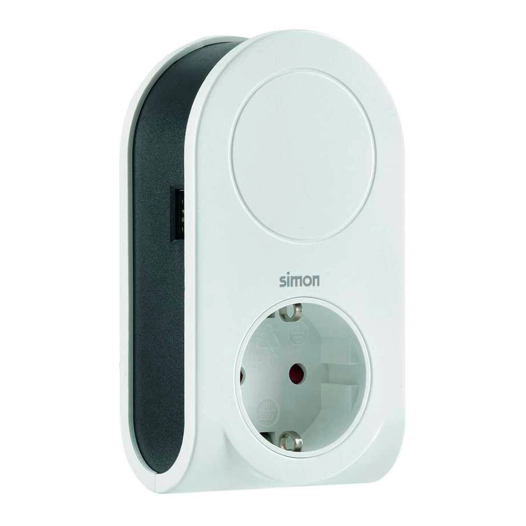 adaptateur 3 connecteurs usb + 1 usb a + 1 prise schuko 16a 250 v~ blanc