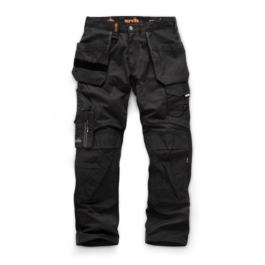 1 pantalon trade noir avec poches-étuis - taille 48 s - scruffs