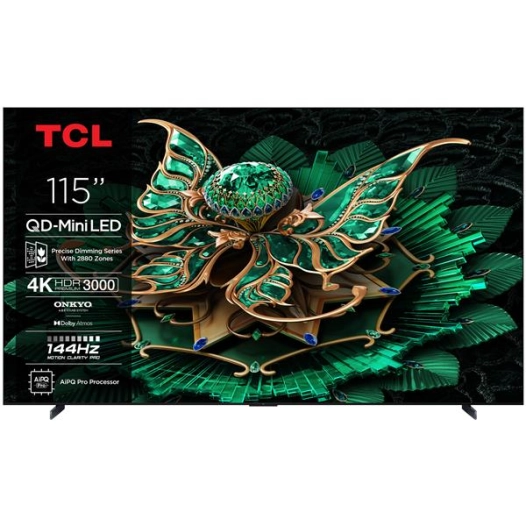 tcl tv mini-led 4k - 115c7k - tcl