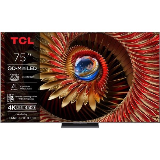 tcl tv mini-led 4k - 75c8k - tcl
