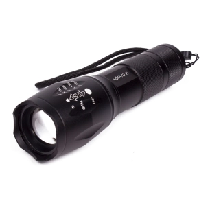 lampe de poche tactique superbeam 5 w à pile en aluminium