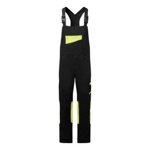 côte à bretelles stretch wx2 - taille 4xl - noir/jaune - portwest
