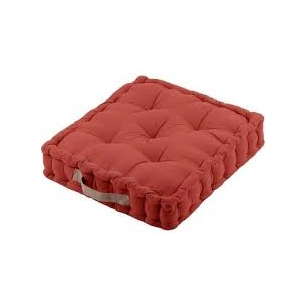 Coussin DUO Terracotta – Lin 45x45x10cm – 45x45x10cm – Stof