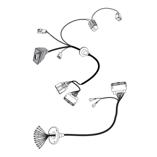 faisceau jaeger 13b ford transit/custom avec precablage de 06/19 - 12/23 - jaeger