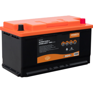 batterie lithium 105ah power + antarion bluetooth - antarion