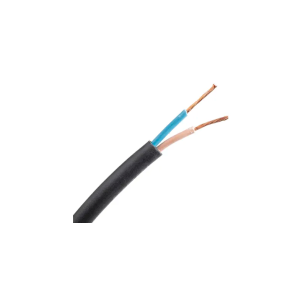 câble souple h05vv-f 2x1,5mm gaine noire (couronne 100m) - antarion