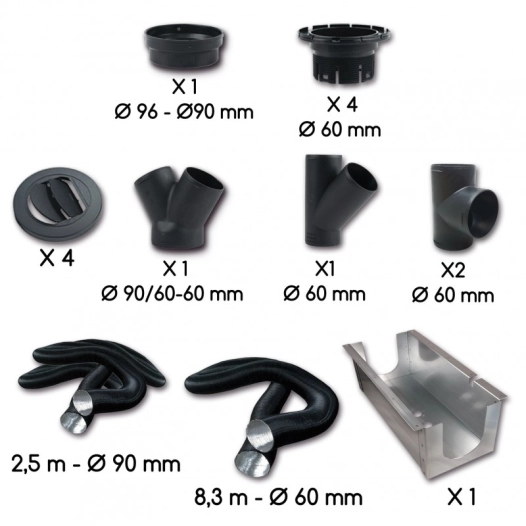 kit d'installation chauffage autoterm 4d - autoterm