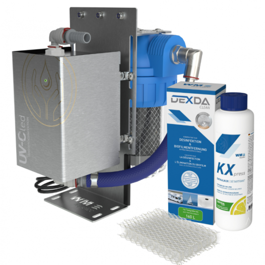 solution complète hygiène de l`eau pour les réservoirs jusqu´à 160 litres - wm aquatec