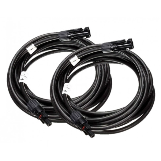 paire de câbles d'extension avec connecteurs solaires rapides 5m - antarion