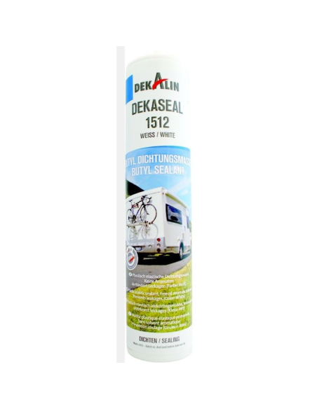 Dekalin DEKASEAL 1512 Blanc Mastic butyle non durcissant, étanche, flexible et démontable. - Dekalin