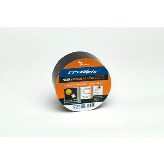 tramifix noir 60mm bobine 25m