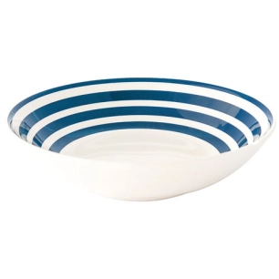 assiette a soupe en ceramique 㘠22 cm color mix blue - pozzi milano spa