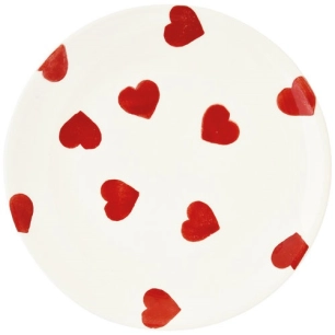 6 assiette plate en ceramique ã˜ 27 cm color mix red - pozzi milano spa