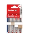 cheville duohm 4x55 mm avec vis empreinte torx blister de 4 - fischer fixations