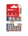 cheville duohm 6 x 55 mm avec vis empreinte torx blister x4 - fischer fixations