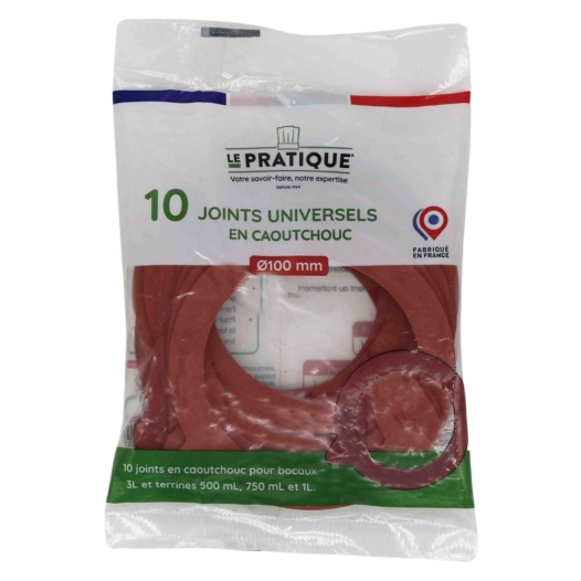Joints Universels Pour Bocaux Ø100mm Sachet De 10 - LE PRATIQUE