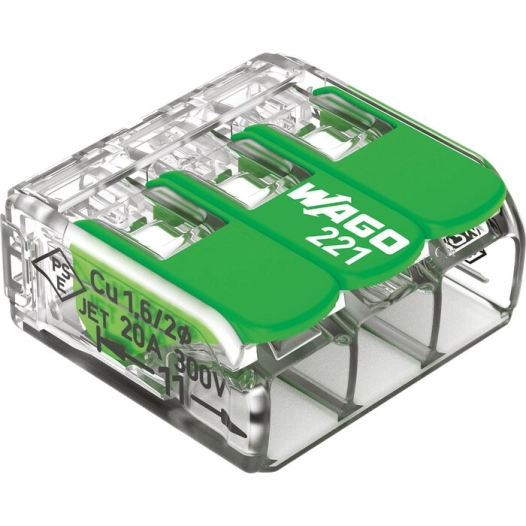 ---blister 221 green 3x4mm²/12