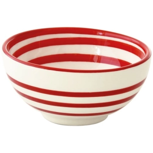 bol en ceramique 㘠12 cm color mix red - pozzi milano spa