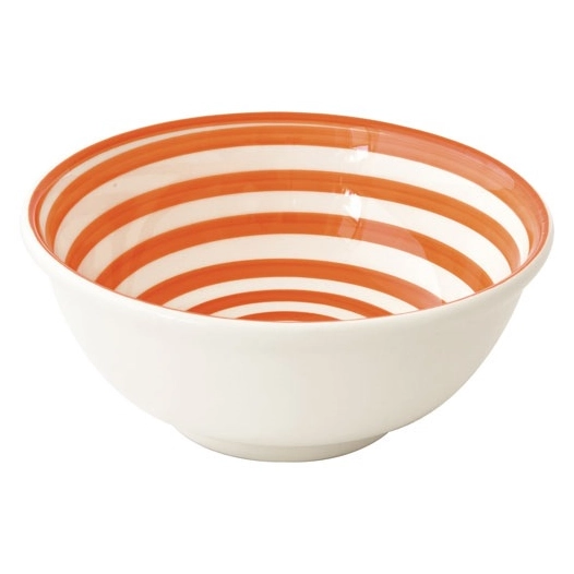 saladier en ceramique 㘠27 cm color mix orange - pozzi milano spa