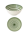 saladier en ceramique 㘠27 cm color mix green - pozzi milano spa