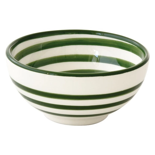 bol en ceramique ã˜ 12 cm color mix green - pozzi milano spa