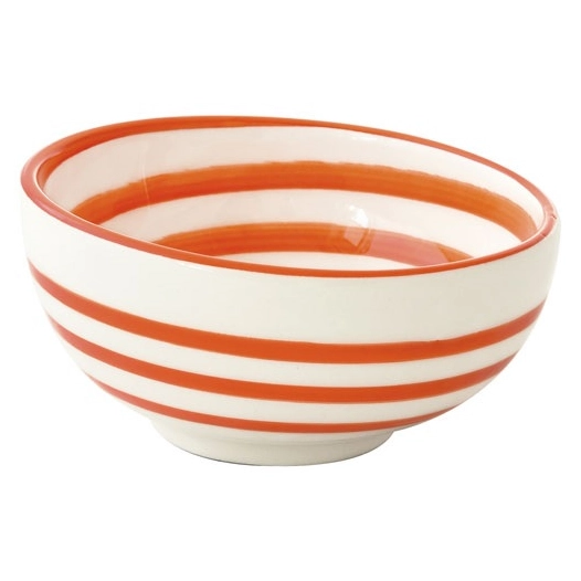 bol en ceramique ã˜ 12 cm color mix orange - pozzi milano spa