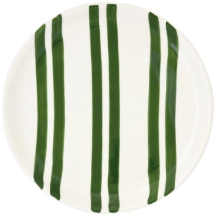 6 assiette dessert en ceramique 㘠20,5 cm color mix green - pozzi milano spa