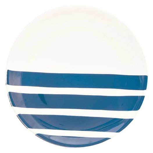 6 assiette plate en ceramique ã˜ 27 cm color mix blue - pozzi milano spa