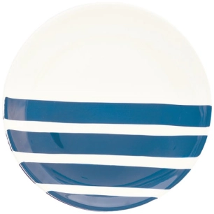 6 assiette plate en ceramique ã˜ 27 cm color mix blue - pozzi milano spa