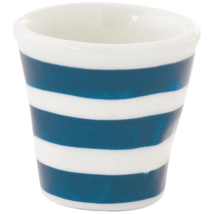 bouchon de tasse ã  cafã© en cã©ramique peint ã  la main. 60 ml color mix blue - pozzi milano spa