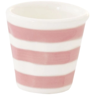 bouchon de tasse ã  cafã© en cã©ramique peint ã  la main. 60 ml color mix pink - pozzi milano spa