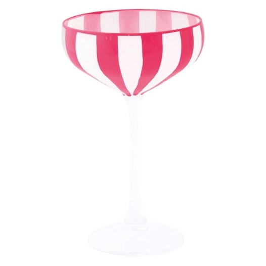 verre a' champagne 250 ml en boite twist & match aquamarine-pink - pozzi milano spa