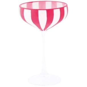 verre a' champagne 250 ml en boite twist & match aquamarine-pink - pozzi milano spa