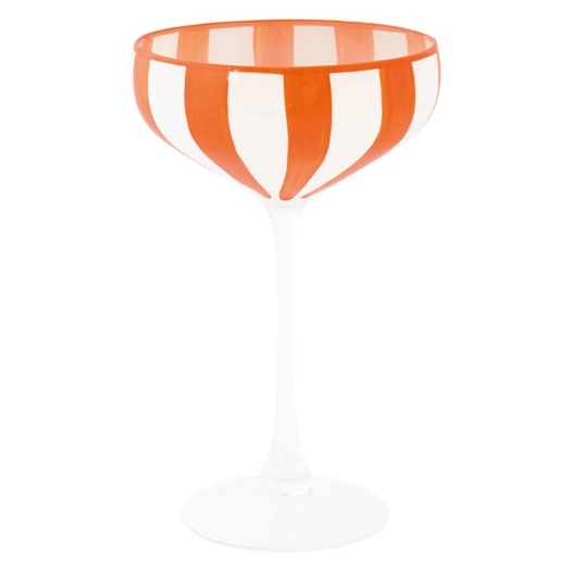 verre a' champagne 250 ml en boite twist & match orange - pozzi milano spa