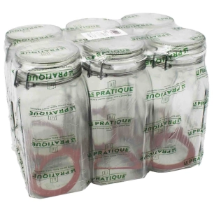 bocaux carrés le pratique 1.4l ø85 mm - le pratique