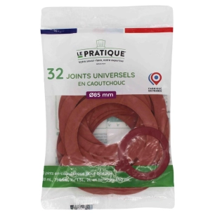 32 joints universels pour bocaux ø85 mm - le pratique