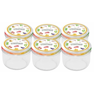 bocaux le pratique 350 ml ø100 mm pack de 6 - le pratique