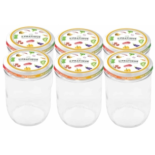bocaux le pratique 750 ml ø100 mm pack de 6 - le pratique