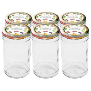 bocaux le pratique 1l ø100 mm pack de 6 - le pratique