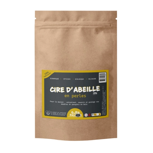 cire d'abeille en perles - super raccoon