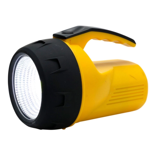 lampe de poche led portable 180 lm, 4 x aa (non inclus), jaune, ø80 x 143 mm