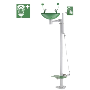 lave-yeux de securite sur