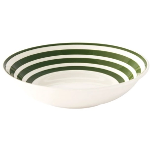 assiette a soupe en ceramique ã˜ 22 cm color mix green - pozzi milano spa