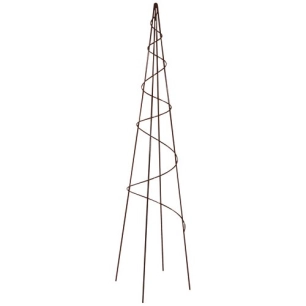 Tipis spirale 100x20 cm fer vieilli pour culture haute - louis moulin