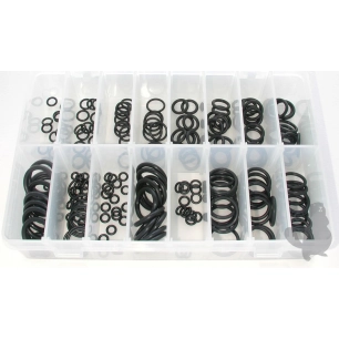coffret de joints toriques composé d'un assortiment de 225 pièces.