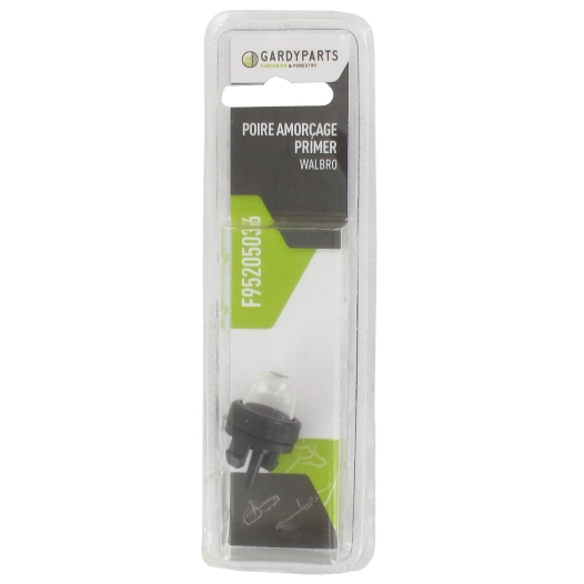 poire amorçage pour carburateur des modèles wt23a, wyj33, wyj34, wyj45 et wyj86. adaptable sur les marques: mcculloch, dolmar,