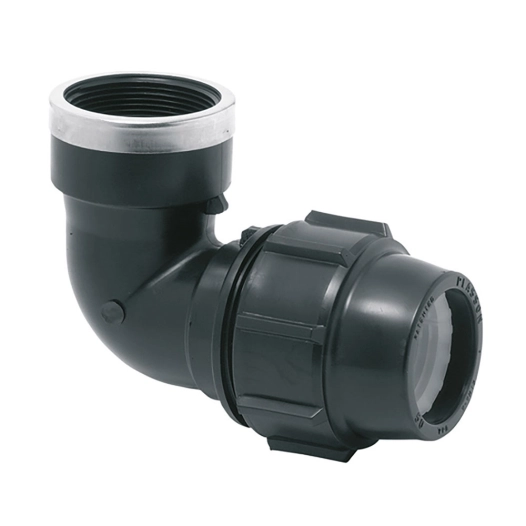 coude mixte 90° filetage femelle polypropylène 25 mm x 3/4