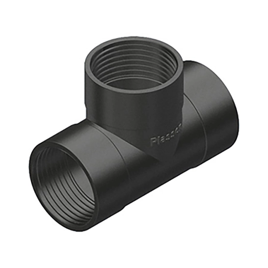raccord en t égal filetage femelle 3/4 polypropylène